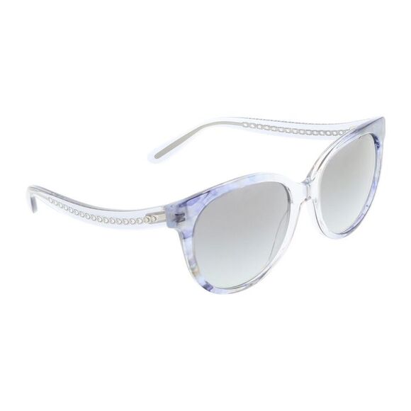 Coach 0HC8321 56553C55 Blue Ombre Full rim Round Sunglasses - Picture 3 of 4